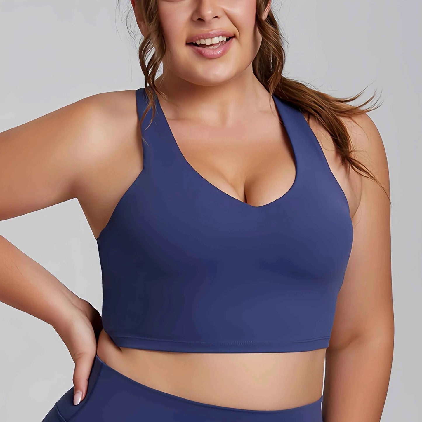 Women’s Plus Size Yoga Set Sports Bra & Leggings Super Stretch Outfit