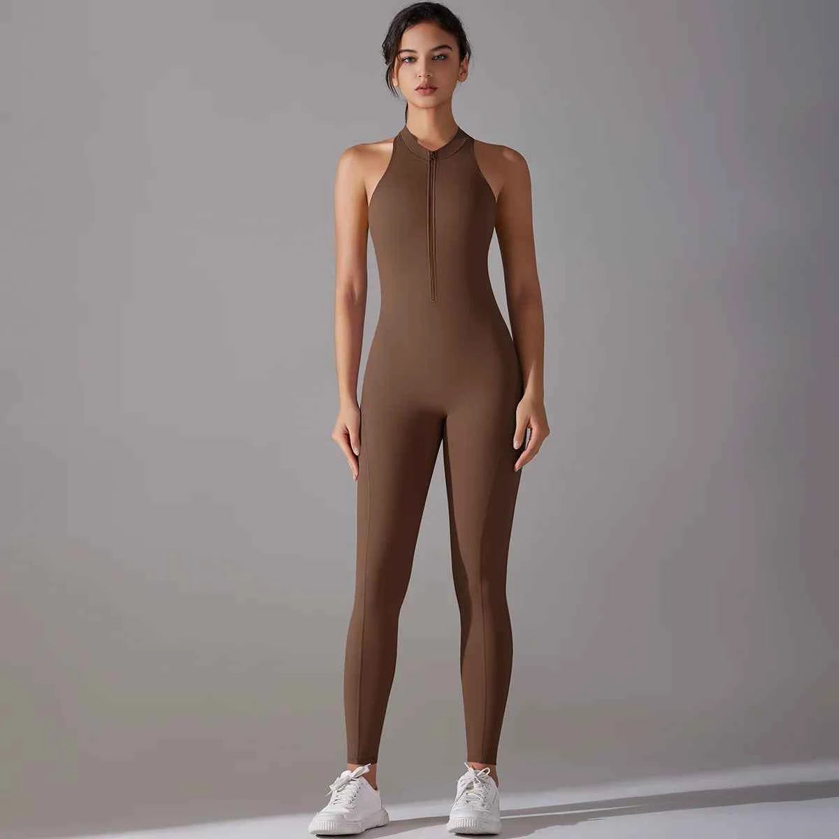 Women’s Tummy Control Butt Lift Sports Bodysuit Fitness Yoga Outfit