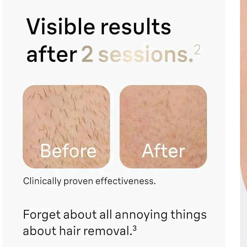 Permanent IPL Laser Hair Remover – 3‑in‑1 Grooming & Skin Care Device