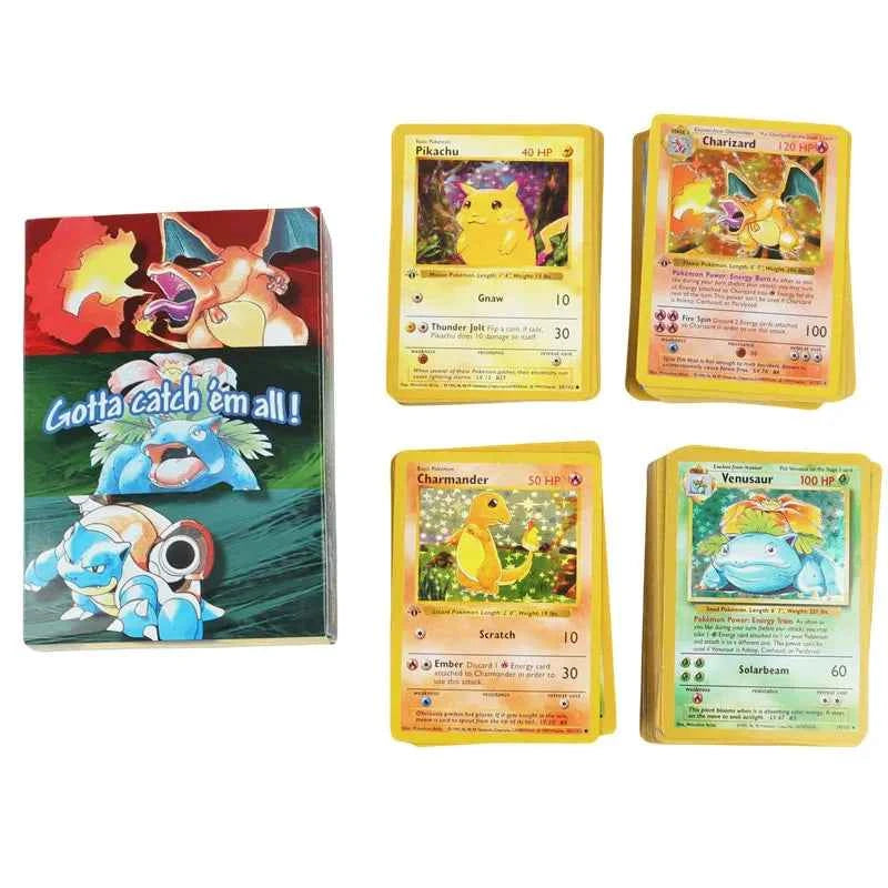 151‑Card 1996 First‑Gen Pokémon Set – Charizard Pikachu Mewtwo Blastoise – English & French