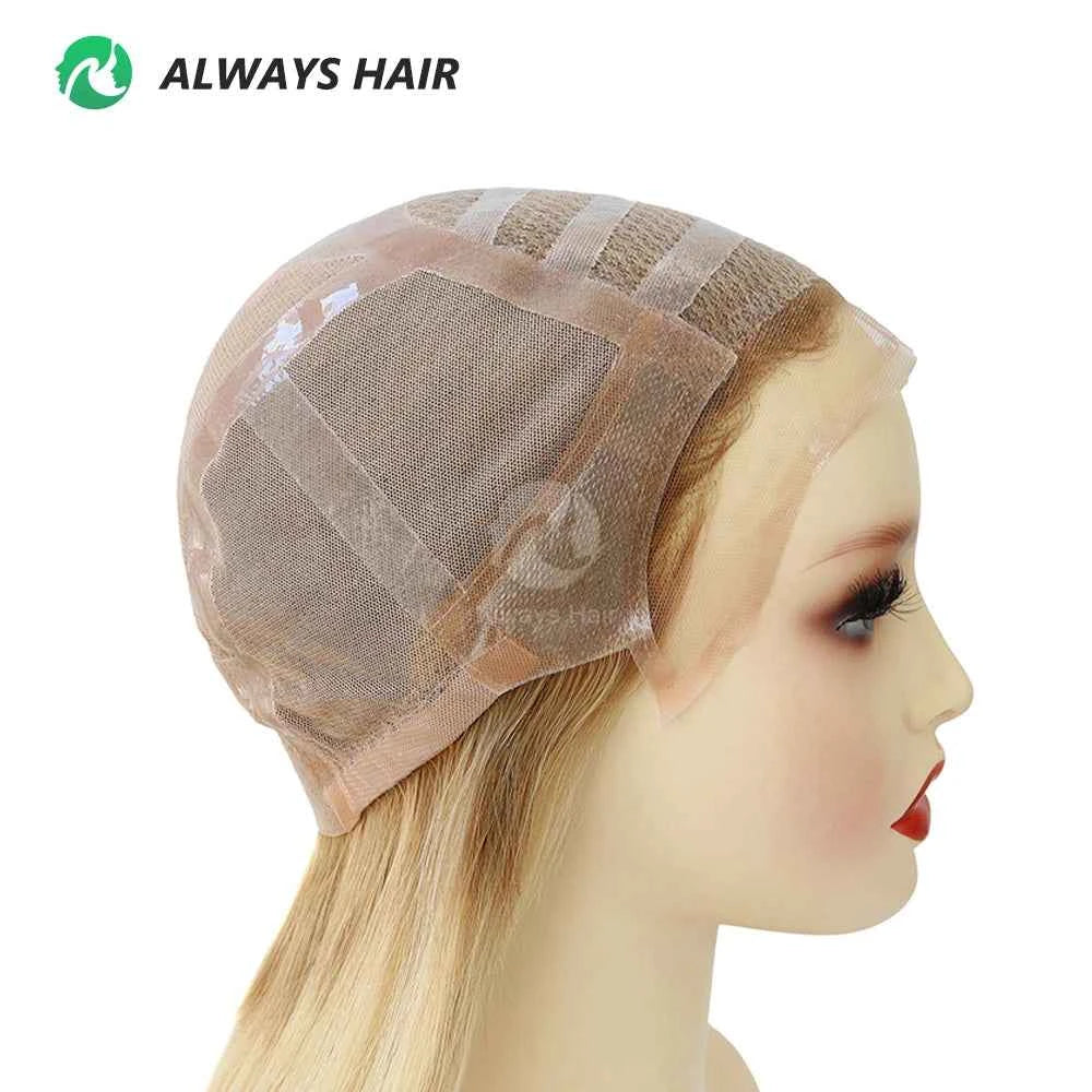 MW45 – 18" Medical Wig for Cancer Patients – Hand‑Tied Silicone Base, 100% Chinese Cuticle Remy Hair