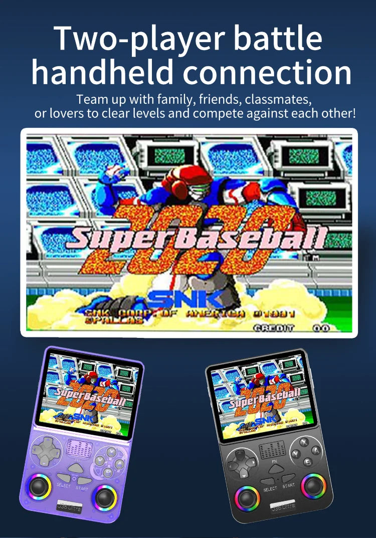 AQTA 3.5" Retro Handheld Game Console Android WiFi 20,000+ Games IPS 3000mAh