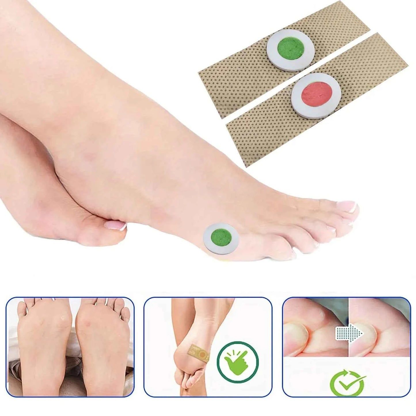 Foot Corn Removal Patches – 12-Piece Non-Electric Set for Effective Callus Relief