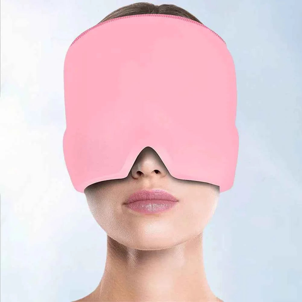 Migraine Relief Hat – Gel Hot & Cold Therapy Ice Cap, Headache & Stress Relief Wrap