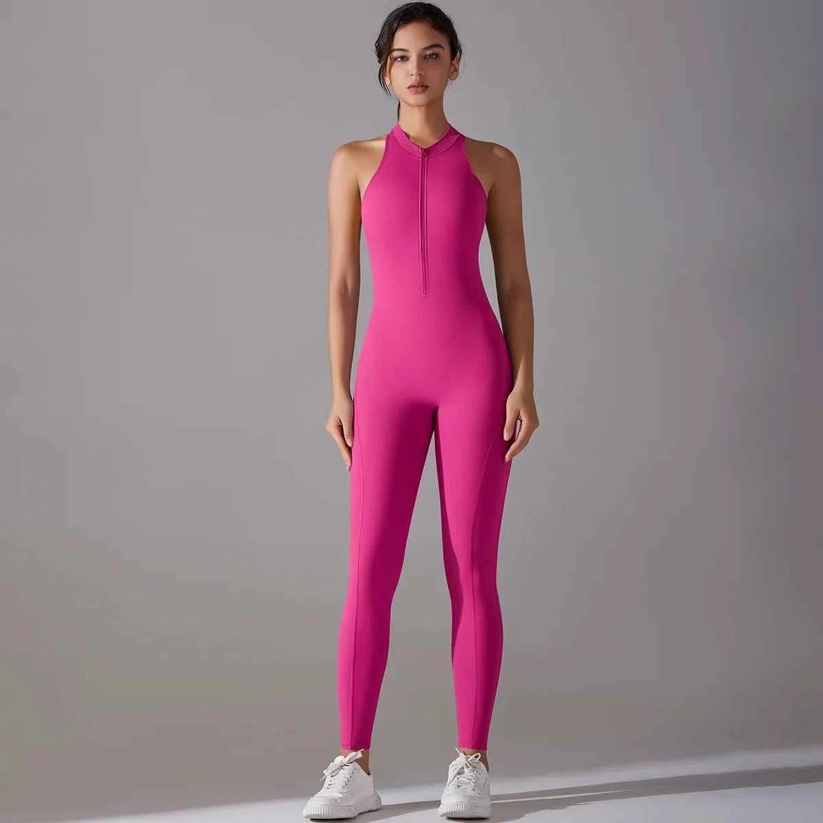 Women’s Tummy Control Butt Lift Sports Bodysuit Fitness Yoga Outfit