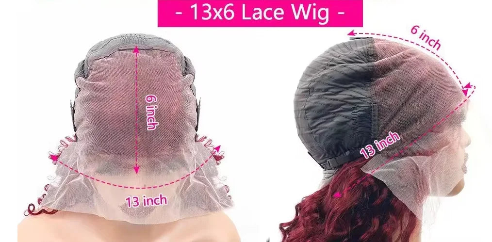 13x6 HD Lace Frontal Wig - Orange Ginger, Deep Wave Brazilian Hair, 220% Density, 30"