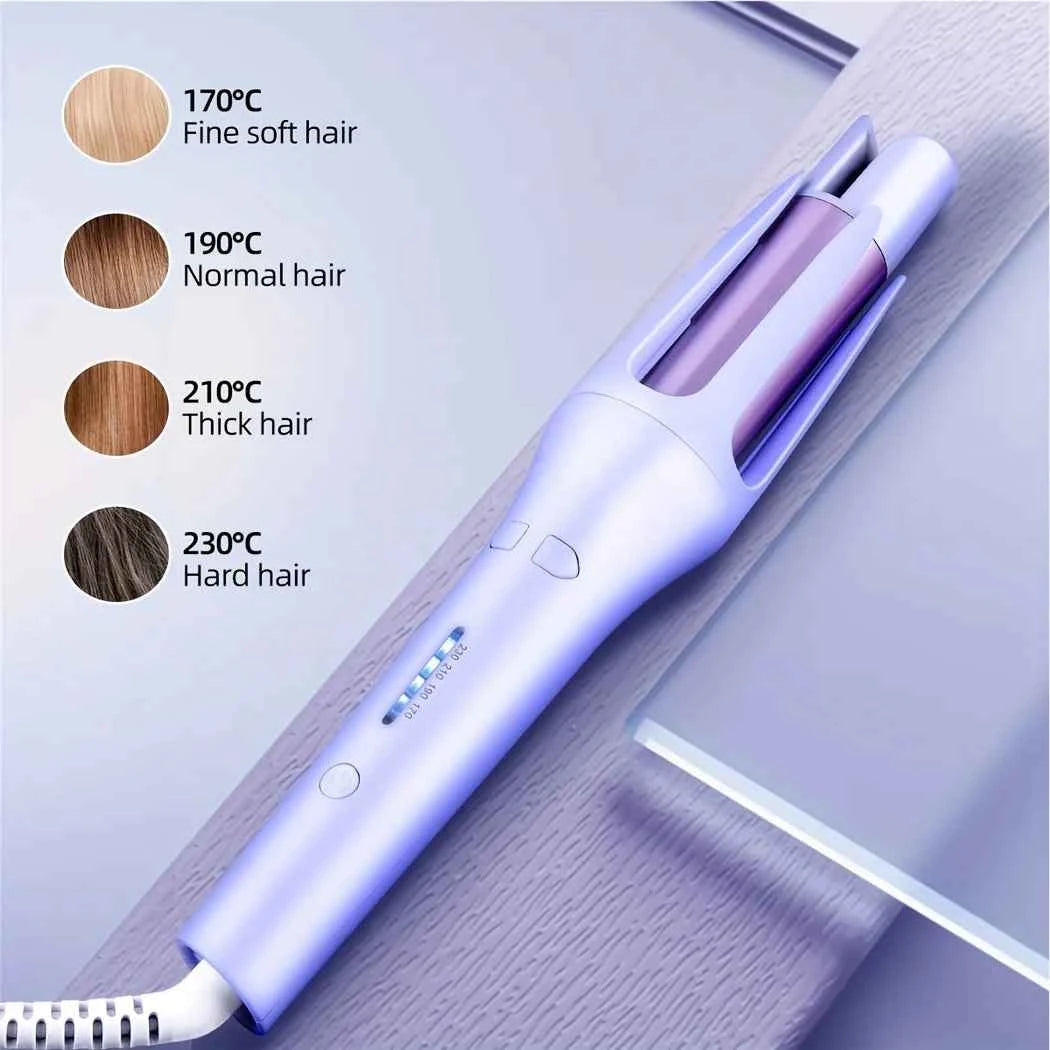 Tourmaline Ceramic Hair Curler, Thermostatic Heat, 160–230°C, 31mm Barrel