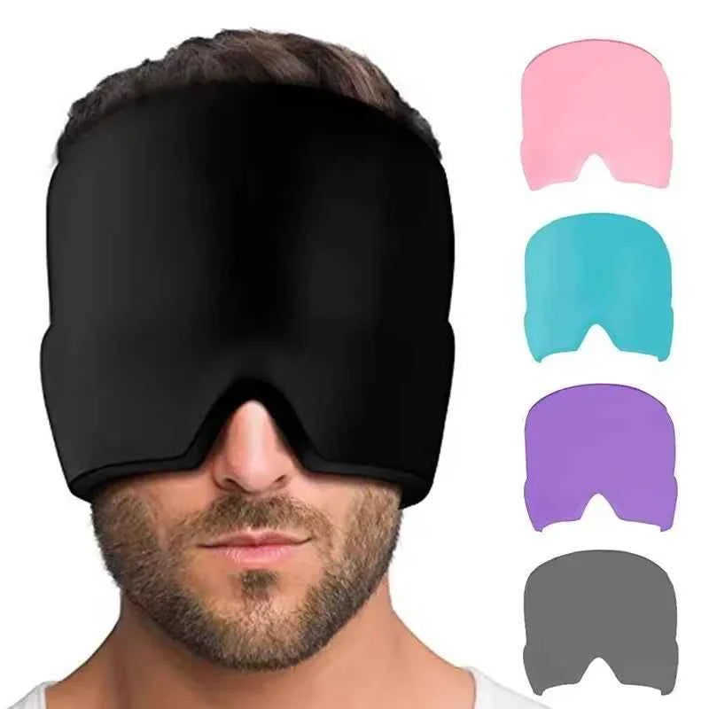 Migraine Relief Hat – Gel Hot & Cold Therapy Ice Cap, Headache & Stress Relief Wrap