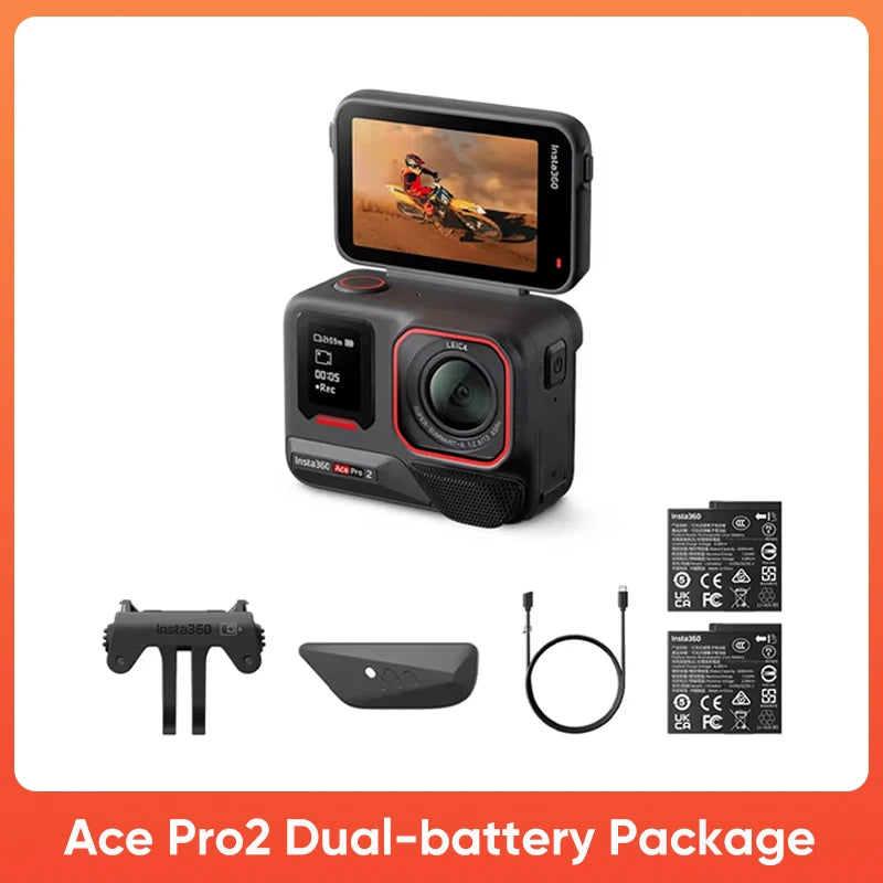 Original Insta360 Ace Pro 2 – 8K Waterproof Action Camera Co‑Engineered with Leica