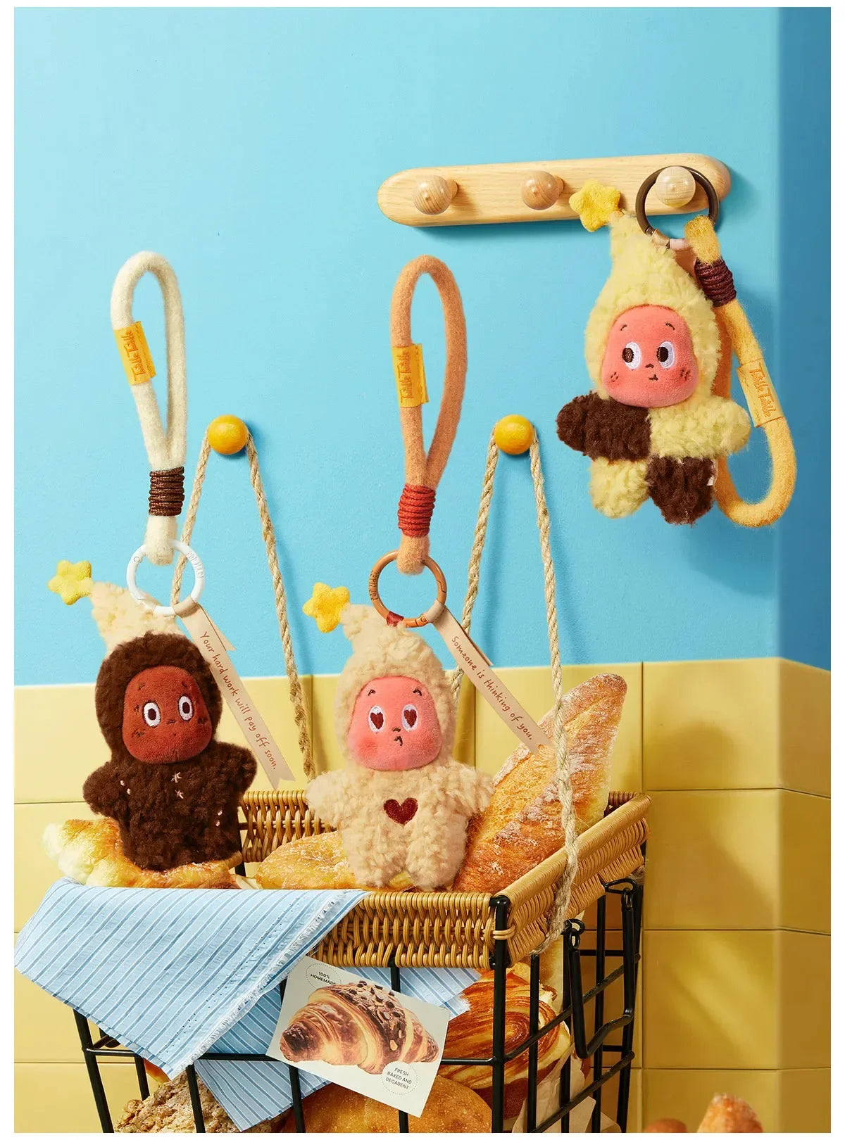POP MART Collectible Toy Twinkle Twinkle Savor The Moment Series Baked Biscuits Plush Pendant Blind Box Gift