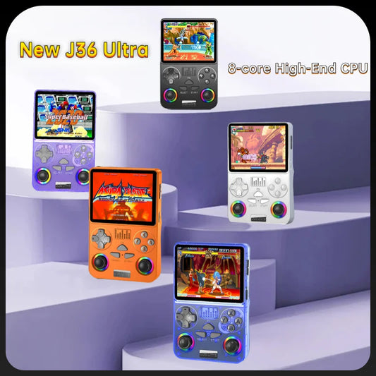 AQTA 3.5" Retro Handheld Game Console Android WiFi 20,000+ Games IPS 3000mAh