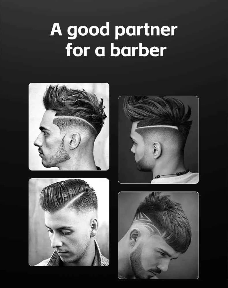 Multi‑Area Hair Trimmer Set, Stainless Steel Blades, Fast Charging