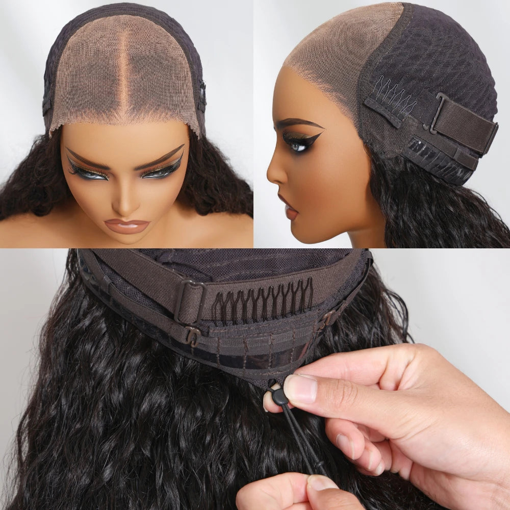 UNICE Water Wave Human Hair Wig Pre‑Cut Pre‑Plucked Glueless 7×5 & 13×4 Lace