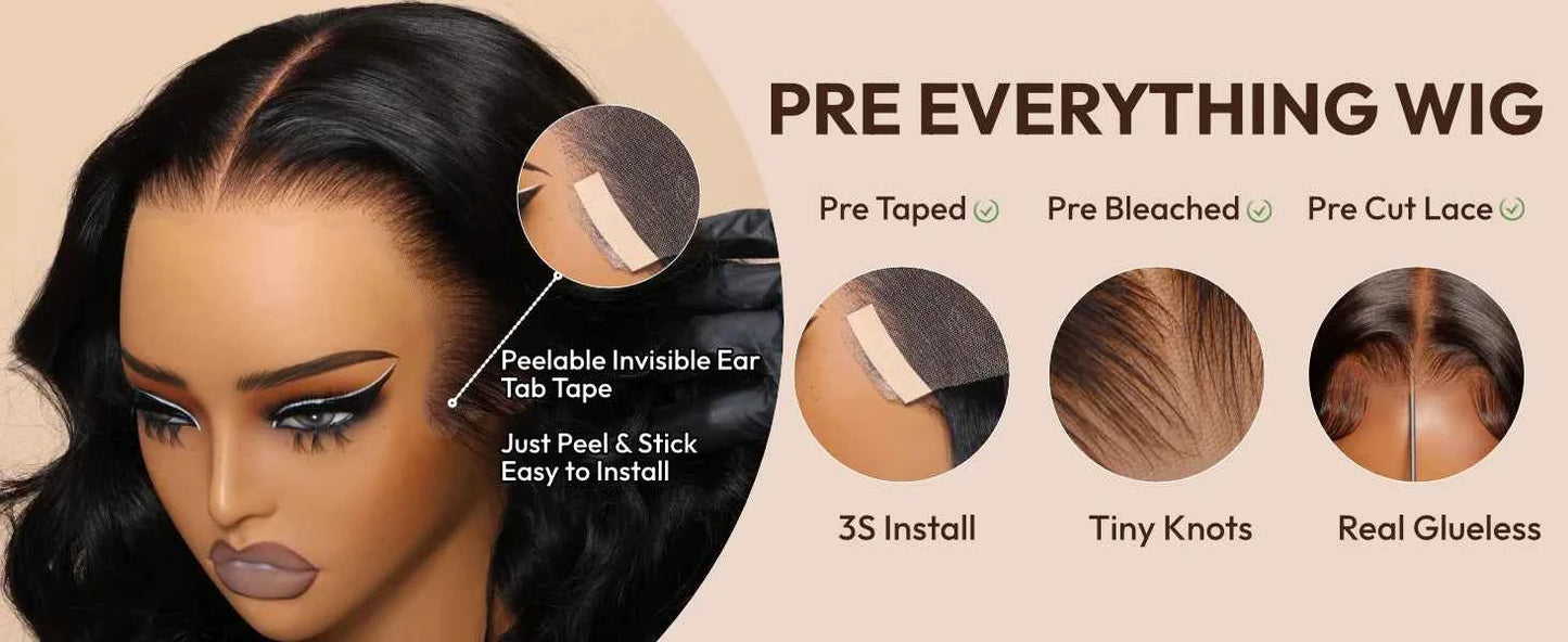 UNice 13×4 Balayage Loose Wave Wig With Bangs Pre‑Everything™ Glueless