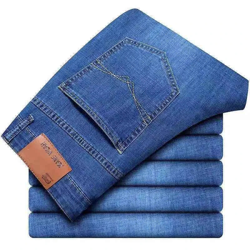 Men's Slim Fit Jeans - Stylish Casual & Comfortable Stretch, Perfect for All Seasons