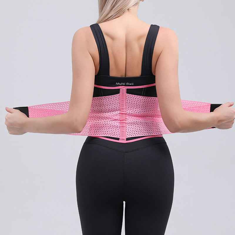 Women’s Waist Trainer with Back Support & Tummy Control Sweat Shapewear Belt