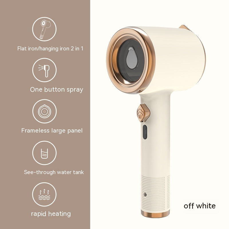 Portable Garment Steamer – 33W Travel Iron with Visual Water Tank for On-the-Go Touch-Ups