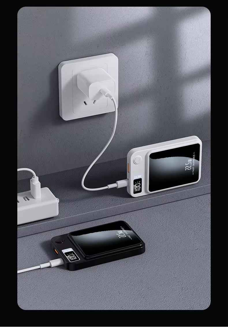 30000mAh Magnetic Power Bank with 22.5W Fast Charging & 15W Wireless Output